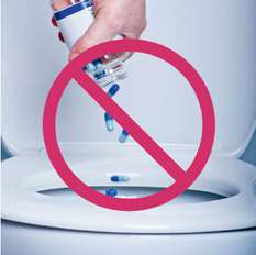 Arzneimittel nicht in Toilette entsorgen