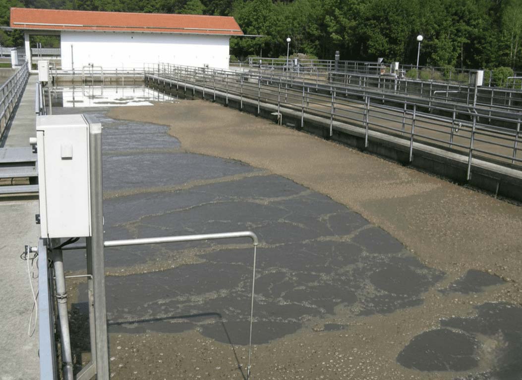 Belebungsbecken; belüftete Zone (aerob)