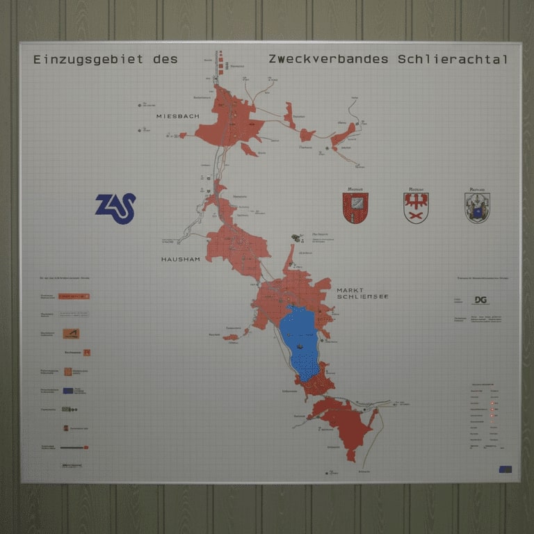 Einzugsgebiet für die Fernwirkanlage