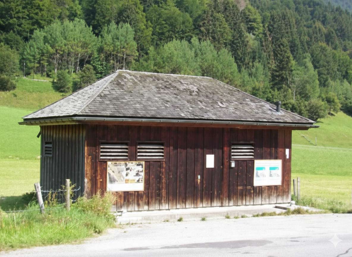 Gebäude des alten PW Bayrischzeller Straße