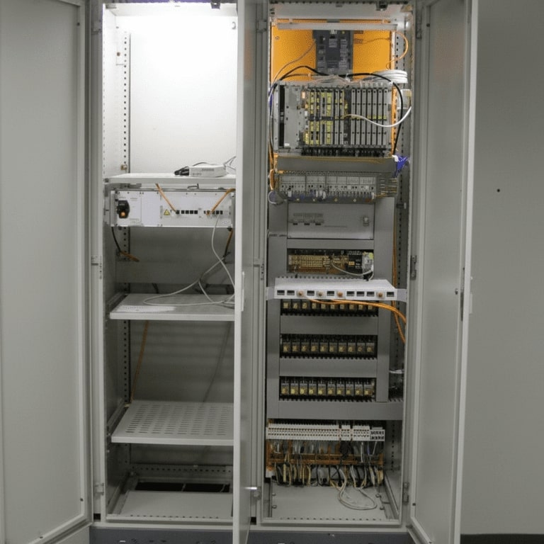 SPS-Schaltschrank mit MIP in der Zentrale