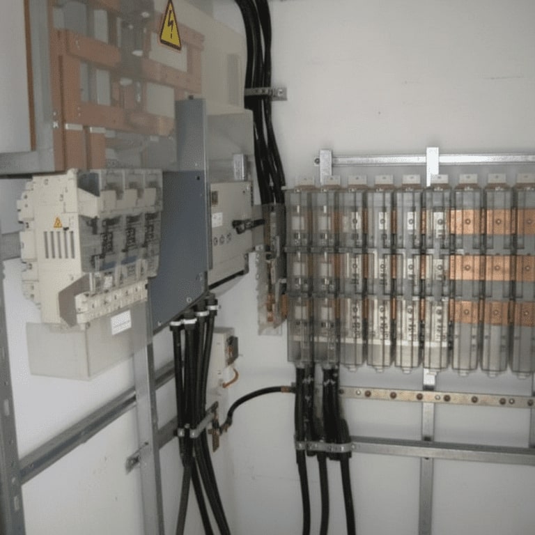 Stromversorgung der Kläranlage